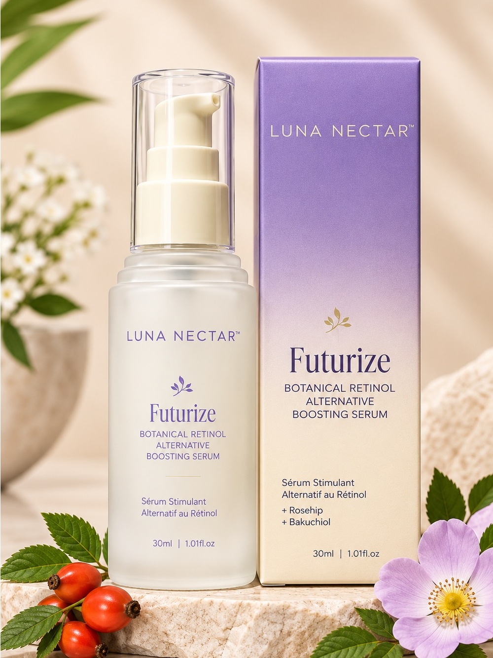 Luna Nectar Futurize Botanical Retinol Alternative Boosting Serum